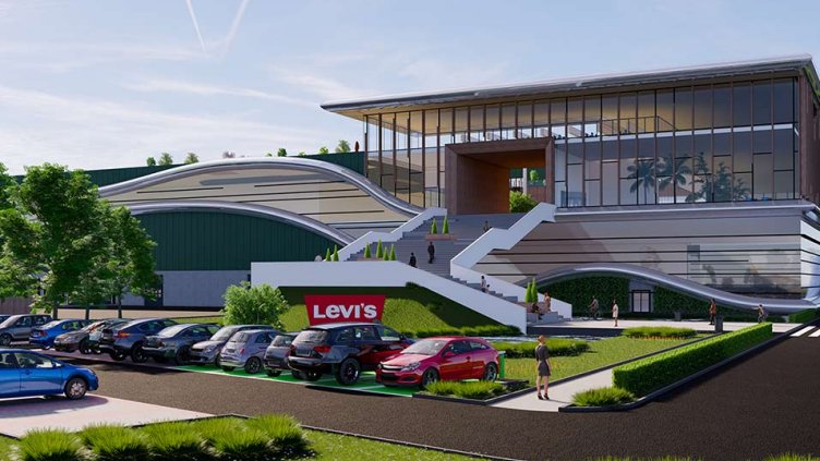 Le nouveau centre de distribution de Levi's à Dorsten