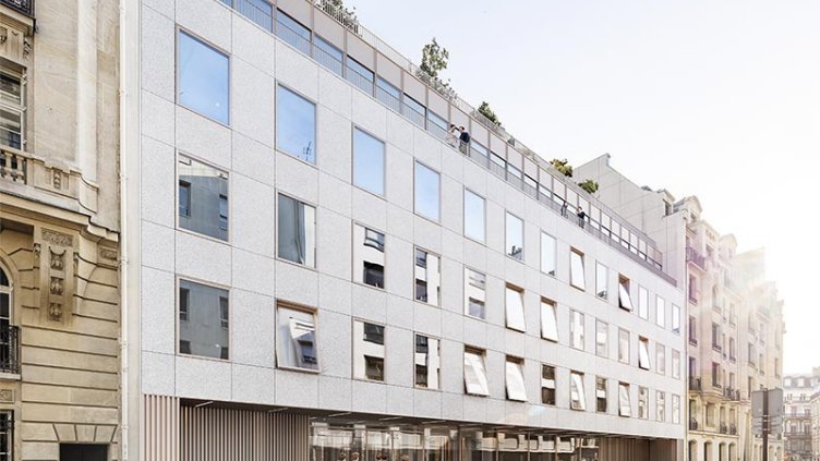 Vue extérieure de l’immeuble