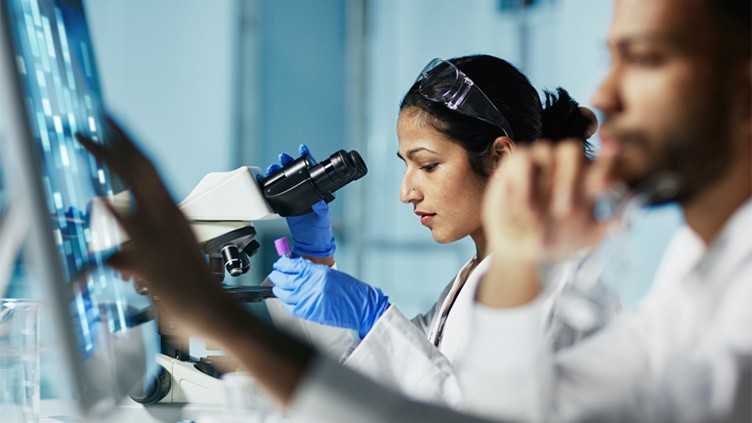 People working in a laboratory